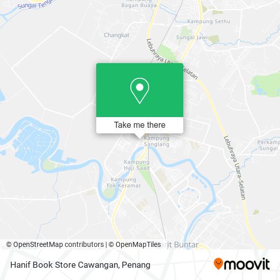 Hanif Book Store Cawangan map