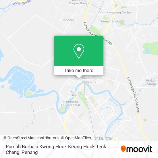 Peta Rumah Berhala Kwong Hock Keong Hock Teck Cheng