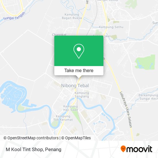 M Kool Tint Shop map