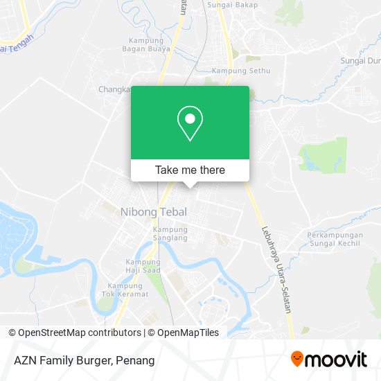 AZN Family Burger map