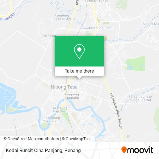 Kedai Runcit Cina Panjang map