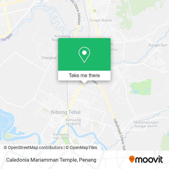 Caledonia Mariamman Temple map