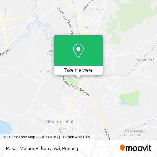 Pasar Malam Pekan Jawi map