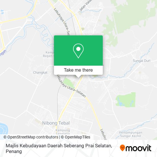 Peta Majlis Kebudayaan Daerah Seberang Prai Selatan