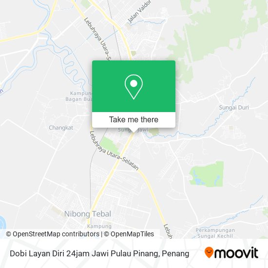 Dobi Layan Diri 24jam Jawi Pulau Pinang map