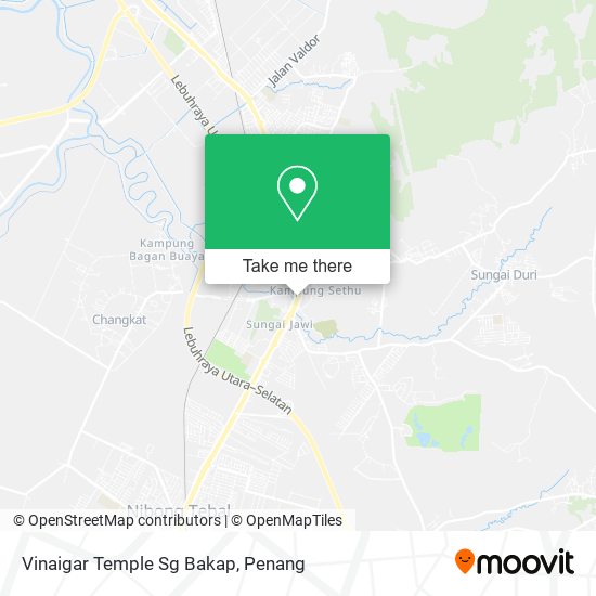 Vinaigar Temple Sg Bakap map