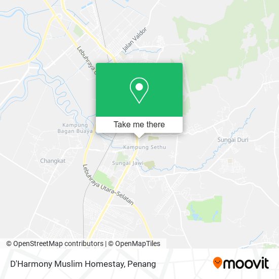 Peta D'Harmony Muslim Homestay