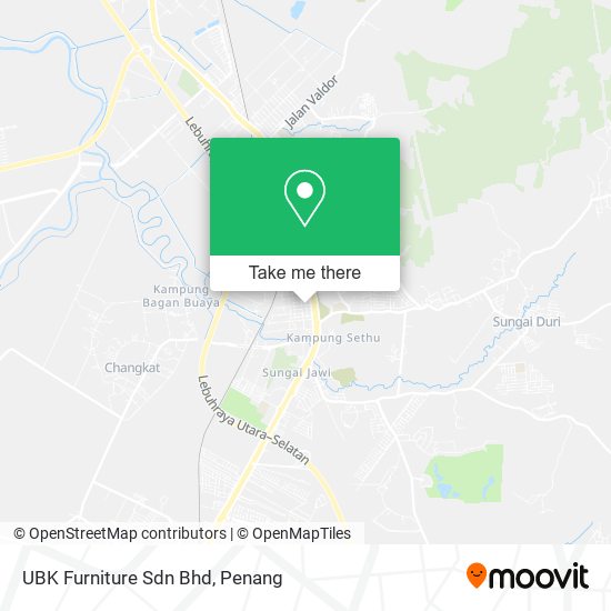 UBK Furniture Sdn Bhd map