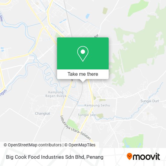 Peta Big Cook Food Industries Sdn Bhd