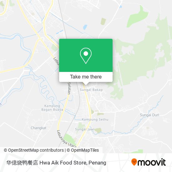 华億烧鸭餐店 Hwa Aik Food Store map