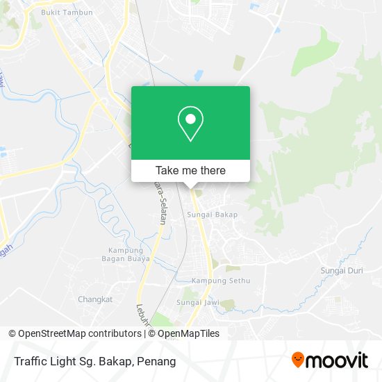 Traffic Light Sg. Bakap map