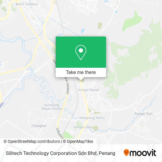Silitech Technology Corporation Sdn Bhd map