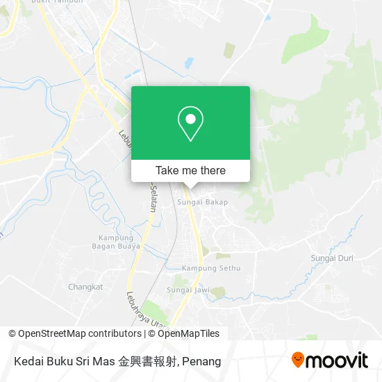 Peta Kedai Buku Sri Mas 金興書報射
