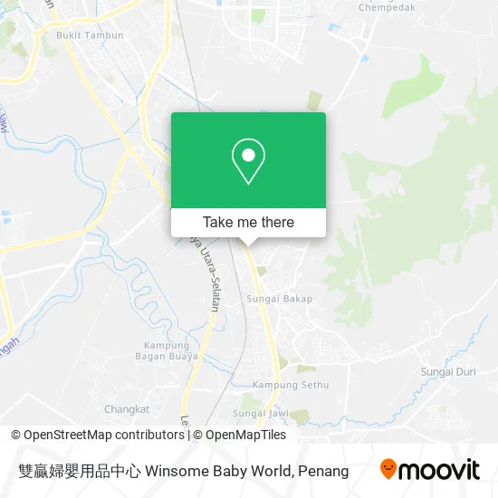 雙贏婦嬰用品中心 Winsome Baby World map