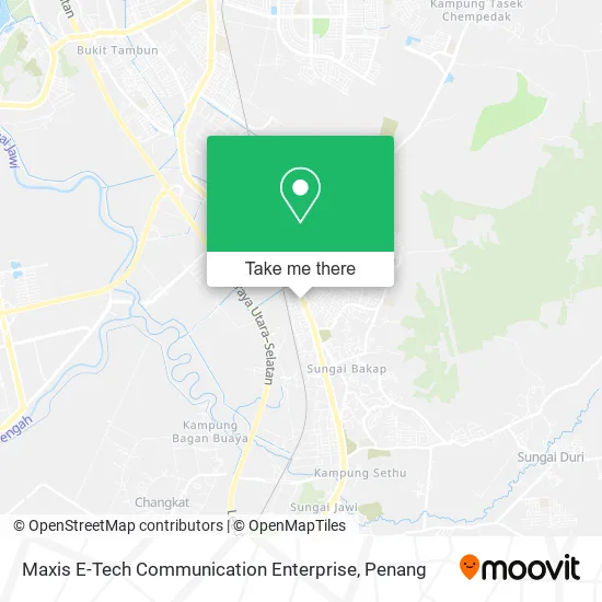 Maxis E-Tech Communication Enterprise map