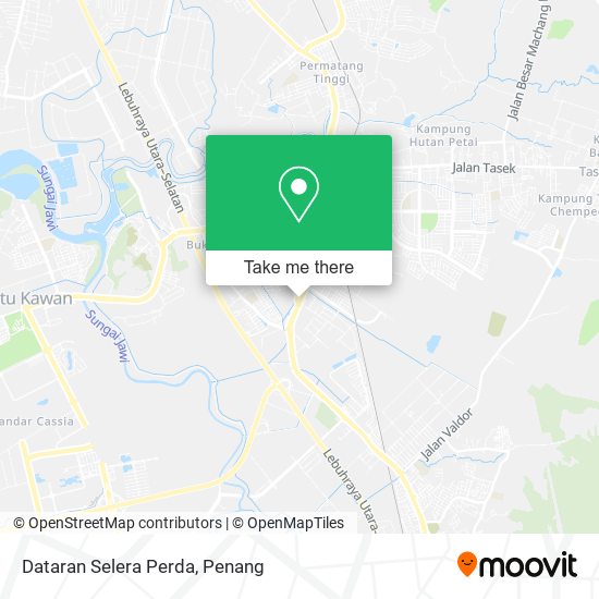 Dataran Selera Perda map