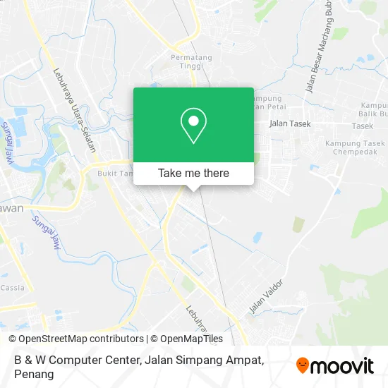 B & W Computer Center, Jalan Simpang Ampat map