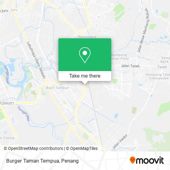 Peta Burger Taman Tempua