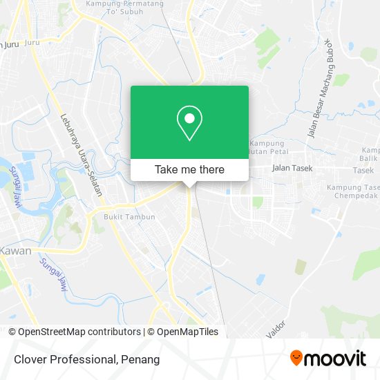 Clover Professional map