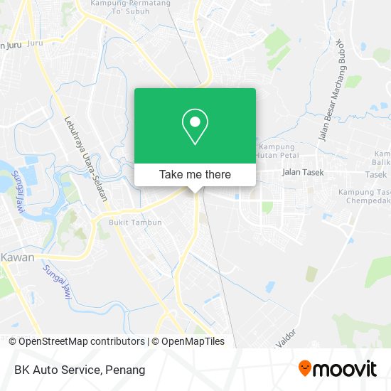 BK Auto Service map