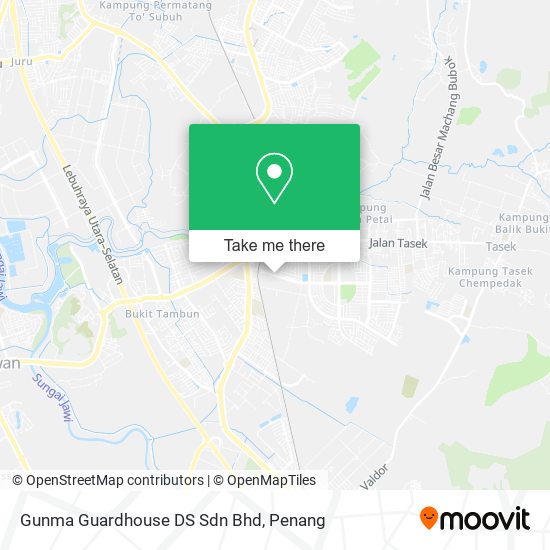 Gunma Guardhouse DS Sdn Bhd map