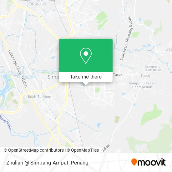 Zhulian @ Simpang Ampat map