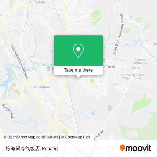 棕海鲜冷气饭店 map
