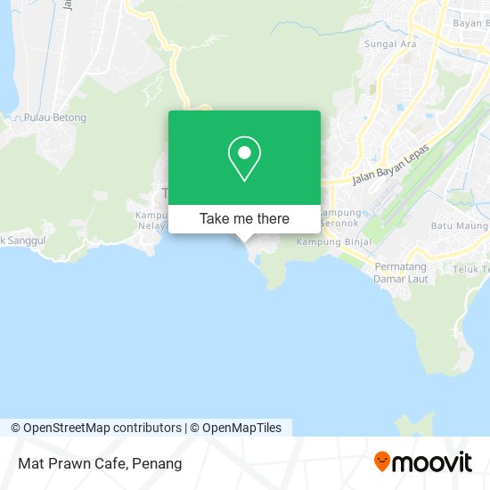 Mat Prawn Cafe map