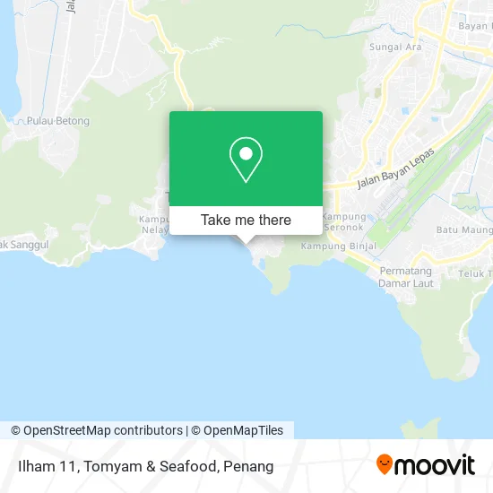 Ilham 11, Tomyam & Seafood map