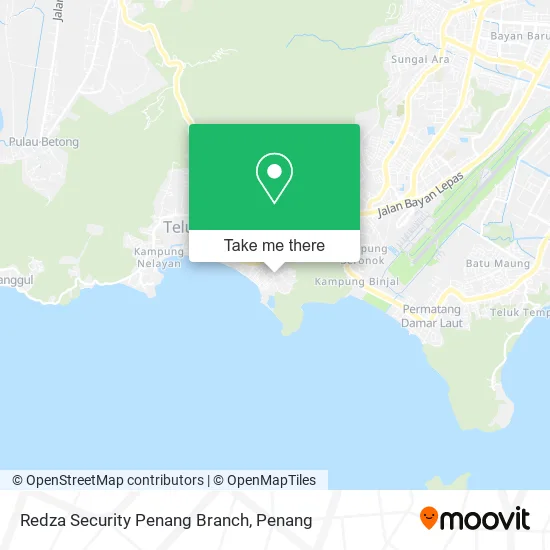 Redza Security Penang Branch map