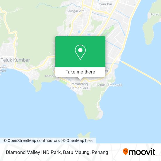 Peta Diamond Valley IND Park, Batu Maung
