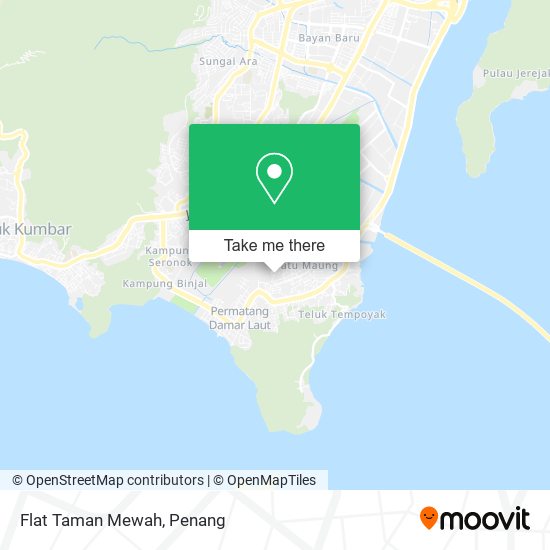 Peta Flat Taman Mewah