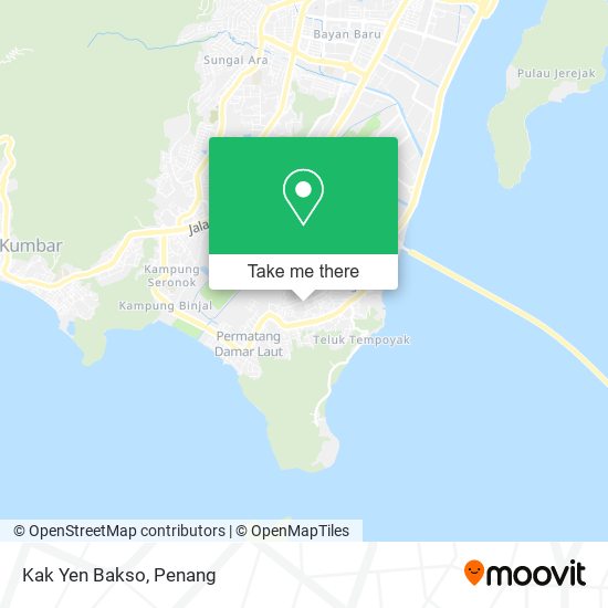 Kak Yen Bakso map