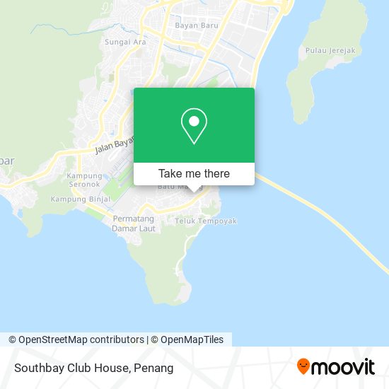 Southbay Club House map
