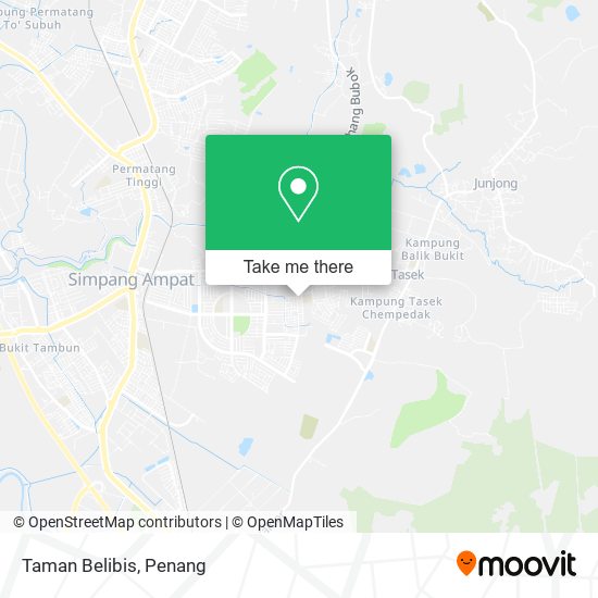 Taman Belibis map