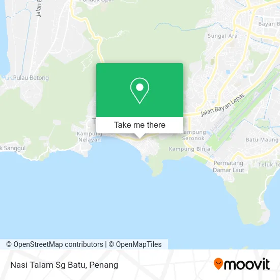 Nasi Talam Sg Batu map