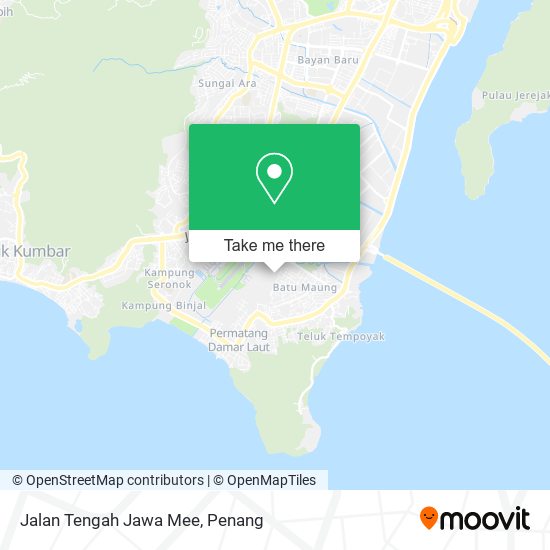 Jalan Tengah Jawa Mee map