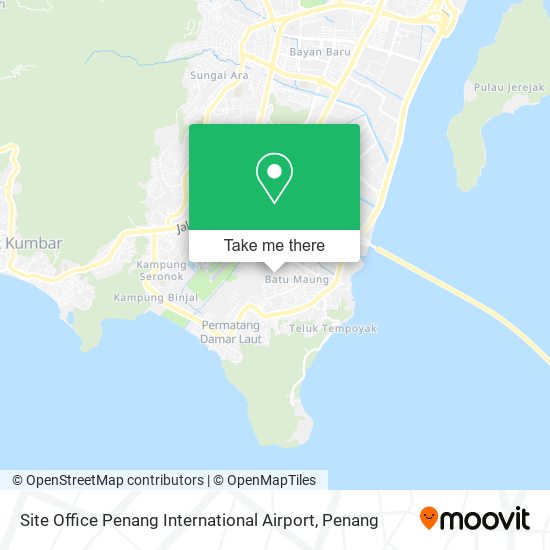 Site Office Penang International Airport map