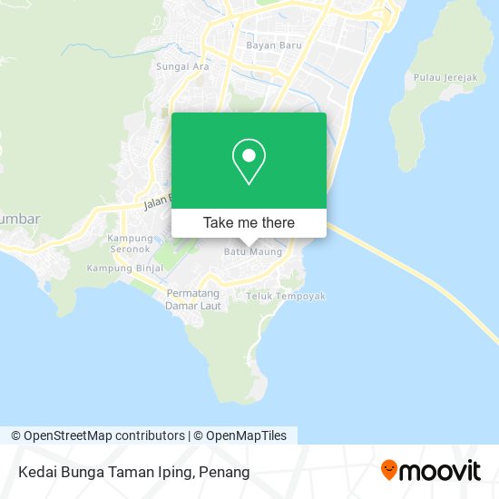 Peta Kedai Bunga Taman Iping