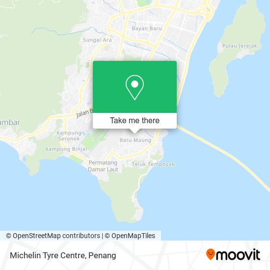 Michelin Tyre Centre map
