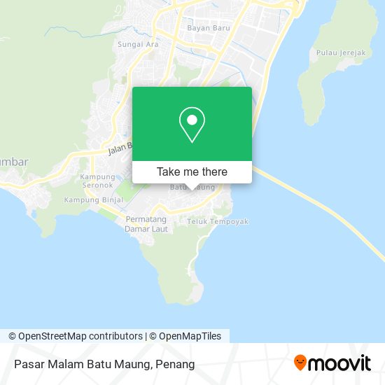 Pasar Malam Batu Maung map