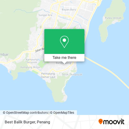 Best Balik Burger map