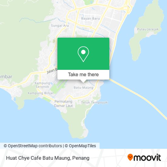 Peta Huat Chye Cafe Batu Maung