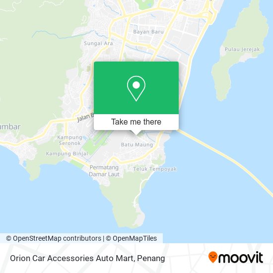 Orion Car Accessories Auto Mart map