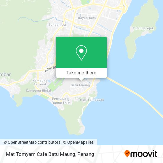 Peta Mat Tomyam Cafe Batu Maung