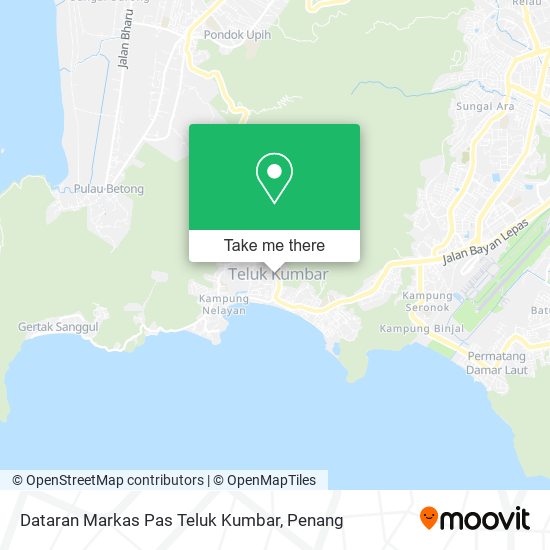 Peta Dataran Markas Pas Teluk Kumbar
