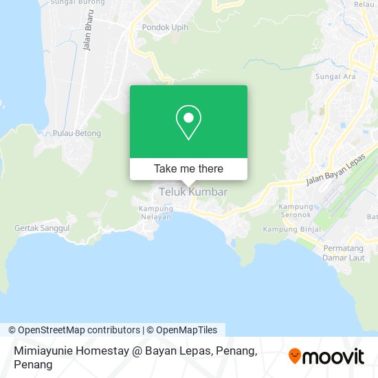 Peta Mimiayunie Homestay @ Bayan Lepas, Penang