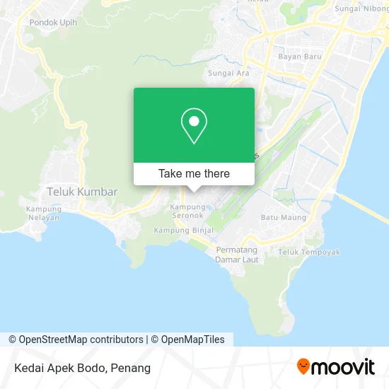 Kedai Apek Bodo map