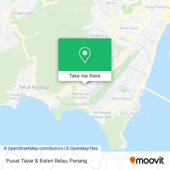 Pusat Tayar & Bateri Relau map