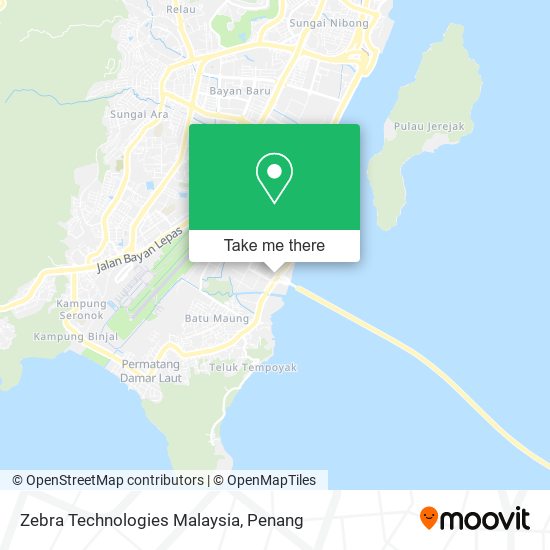 Peta Zebra Technologies Malaysia